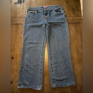 Classic Straight Leg Blue Denim Jeans